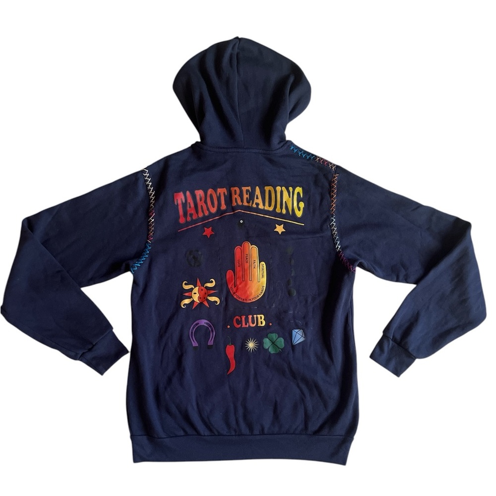 NWOT Monoki Tarot Hoodie, Navy